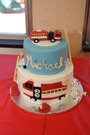 Birthday Cake On Fire Funny Fire Truck Cake With Images Truck Birthday Cakes Firetruck Cake