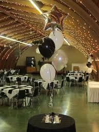 Black And White 60th Birthday Party Ideas Black White Silver Star Balloon Centrepieces 13 75 Graduation Party Decor 60th Birthday Party Balloon Centerpieces