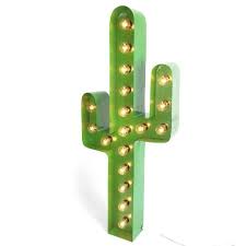 Cactus Marquee 36 Cactus Wall Decor Light Up Cactus Etsy Light Up Signs Cactus Light Handmade Lighting