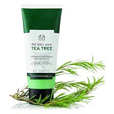 The body shop's tea tree skin clearing face wash is also made for blemished and oily skin but it was something that i had not tried so far and then again body shop always boasts of using real herbal ingredients and that they were free from harsh chemicals. Amazon Com The Body Shop Kbh1801 Tea Tree Squeaky Clean Exfoliating Face Scrub 3 3 Fl Oz Vegan Beauty