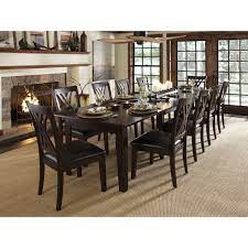 Ours are designed with the right proportions to be comfortable to sit in until dessert. A America Montreal Rectangular Extension Dining Table Espresso Www Hayneedle Com Solid Wood Dining Set Rectangular Dining Table Dining Table