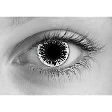 Black And White Eye Contacts Special Effects Zombie Undead Black Contacts Halloween Contacts White Contact Lenses Black Contact Lenses