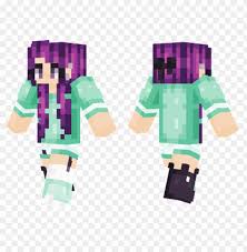 Browse servers bedrock servers collections time machine. Minecraft Skins Purple And Teal Skin Png Image With Transparent Background Toppng