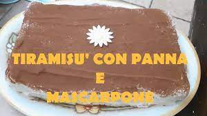 Check spelling or type a new query. Tiramisu Con Mascarpone E Panna Ricetta Semplice Youtube