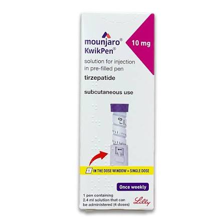 Mounjaro Kwikpen 10mg/0.6ml Injection In Pre-Filled Pen 1'S