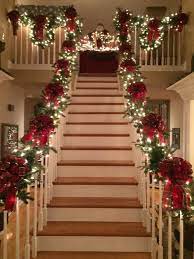 Yes christmas is the biggest festival in this world. 54 Attractive Christmas Living Room Decorating Ideas For Your Home 45 Livingroomdecor Christmas Stairs Decorations Christmas Banister Christmas House Lights