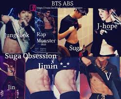 Not to mention people new to bts immediately ask who jin is as stricken . Bts Abs Rm