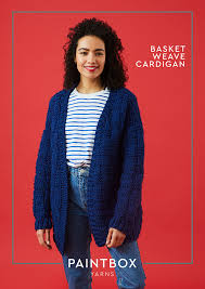 The yarn for this project has been discontinued. Basket Weave Cardigan Free Knitting Pattern For Women In Paintbox Yarns Simply Super Chunky