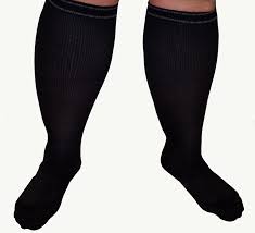 Micodema Compression Socks Large Legs Big Foot And Leg With Ankle And Arch Support Firm Gradient Pressure 28 Mmhg Knee High Plus Size Premium Hosiery Black X Large X Wide