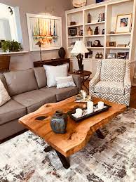 The unbutton collection by cristina bulat offers functionality in retro style. Live Edge Wood Slab Coffee Tables Rustic Trip
