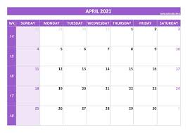 April 2021 calendar with holidays and celebrations of united states. April 2021 Calendar Calendar Best