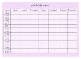 Emploi Du Temps A Imprimer Pour L Ecole Emploi Du Temps Emploi Du Temps Scolaire Emploi Du Temps College