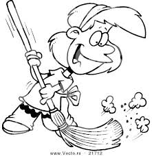 The set includes facts about parachutes, the statue of liberty, and more. Online Coloring Pages Cleaning Coloring Page Girl Sweeping Cleaning