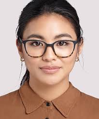 Glasses Direct ™ -Bentley Square Matte Gradient Black Glasses for Women