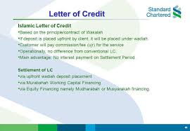 A letter of credit (lc), also known as a documentary credit or bankers commercial credit, or letter of undertaking (lou), is a payment mechanism used in international trade to provide an economic guarantee from a creditworthy bank to an exporter of goods. Islamic Trade Financing Tools For Trade Competitiveness Presentation By Asnulhadi Yeop Aziz Wholesale Banking For Seminar On Islamic Banking Ppt Video Online Download