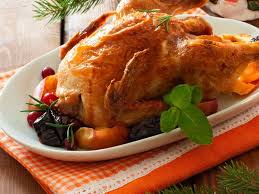 Chapon Farci Aux Fruits Secs Recette Recette Chapon Recettes De Cuisine Recette Chapon Farci