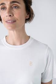 t-shirt THEO white (logo gold)