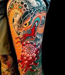 Japanese Leg Sleeve Tattoo By Chrisgarver Japaneseink Japanesetattoo Irezumi Tebori C Japanese Sleeve Tattoos Japanese Snake Tattoo Dragon Sleeve Tattoos