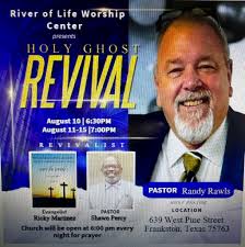 Starting Sunday Night come out join us 6:30