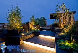 Stunning Outdoor Garden Lights With Fascinating Ideas Roof Garden Design Terrace Garden Design Rooftop Design