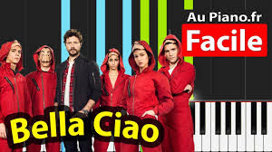 Скачать минус песни «bella ciao» 192kbps. Bella Ciao La Casa De Papel Easy Piano Tutorial Sheet Music Youtube