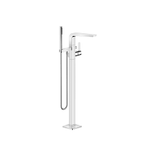 Amazon's choice for bathroom shower stand. Cl 1 Polished Chrome Bath Faucets Single Lever Bath Mixer With Stand Pipe For Free Standing Assembly With Hand Shower Set