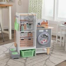 This post reviews the top ten kids' cooking sets for pretend play in 2020. Kidkraft 2 In 1 Kitchen And Laundry Play Set Kids Wooden Toy Kitchen Ebay