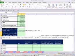 It's an indirect, round about way to calculate it. Excel Finance Class 83 Estimating Cash Flows For Npv Calculation Youtube