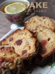 Cake A La Creme Fraiche Epaisse Fruits Confits Varies Recette Fruits Confits Alimentation Creme Pour Gateau