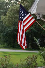 How to properly display the american flag. Flagged Bower Power