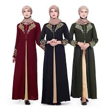 Check spelling or type a new query. Buy Women Muslim Elegant Dress Abaya Dubai Kaftan Muslim Flowers Stamping Dress Long Sleeve Loose Dress At Affordable Prices Free Shipping Real Reviews With Photos Joom