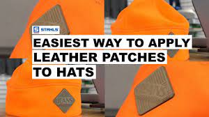 The Best Way To Apply Leather Patches For Hats Youtube