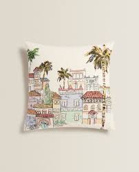 Cotton Throw Pillow Collection New In Zara Home United States Of America Nel 2020 Cuscini Decorativi Zara Home Cuscini