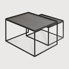 These black coffee table set are offered in various shapes and sizes ranging from trendy to classic ones. Rectangular Tray Coffee Table Set