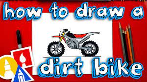 How do you sketch dirt? How To Draw A Dirt Bike Youtube
