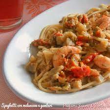 Check spelling or type a new query. Spaghetti Con Melanzane E Gamberi Ricetta Gustosa Facile E Veloce