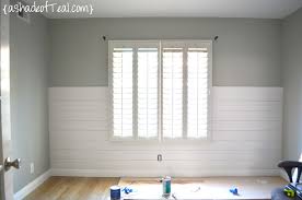 How to white wash shiplap and wood: Diy Faux Shiplap Wall