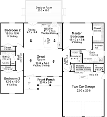 New contemporary home designs | 1 floor, 4 total bedroom, 3 total bathroom, and ground floor area is 2048 sq ft. Ranch House Plans Ranch Floor Plans Cool House Plans