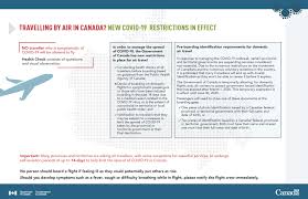 Canadian travel news helps canada people navigate the dramatically changing landscape of domestic and international travel by providing relevant news and information when they need it most. Travelling By Air In Canada New Covid 19 Restrictions In Effect