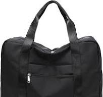 Praktische Reisetasche für kurze Reisen, großes Fassungsvermögen und  wasserabweisende Übernachtungstaschen, Schwarz : Amazon.de: Fashion