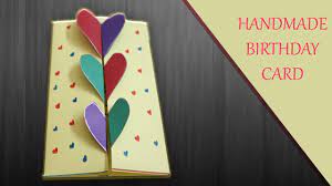 How to make this cutesy birthday card. Handmade Birthday Card Ideas For Wife Diy Card Ideas At Home Crafts Youtube
