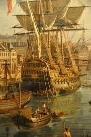 Jean Francois Hue Vue Du Port De Brest Detailعرص مين اللى بيخبط بتبصلى From Under To Under Navire De Ligne Faire De La Voile Maquettes De Bateaux