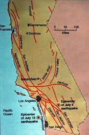 Major Fault Lines In California California Love Geology Rocks Mineral Geology Rocks