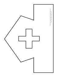 Template Community Helpers Preschool Crafts Community Helpers Crafts Nurse Hat Template