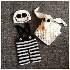 Jack Skellington Baby Costume Jack Skellington Baby Outfit Newborn Halloween Zero Lovey Nightmare Crochet Baby Costumes Newborn Halloween Crochet Baby Clothes