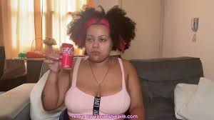 Chubby Girl Drinking Coke & Burping and Farting