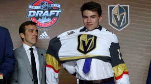 Vegas golden knights forward nick suzuki, left, (17) and golden knights left defenseman brad hunt (77) vie for the puck in a scrimmage game during the nhl team's practice at the city national arena in las vegas, saturday, sept. Nick Suzuki Of Golden Knights Thrives On Hockey Sense