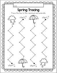 My boys, who are currently preschoolers, are into tracing activities at the moment. Spring Tracing Worksheets Preschool Traceable Activities Trace Fine Motor