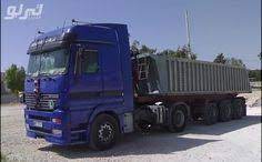 فتى تحت السن القانوني يقود شاحنة على الطريق الصحراوي في الأردن trucks vehicles