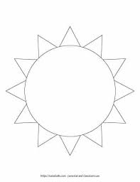 Printable sun sun template sun coloring page sun template. 9 Free Printable Sun Templates The Artisan Life
